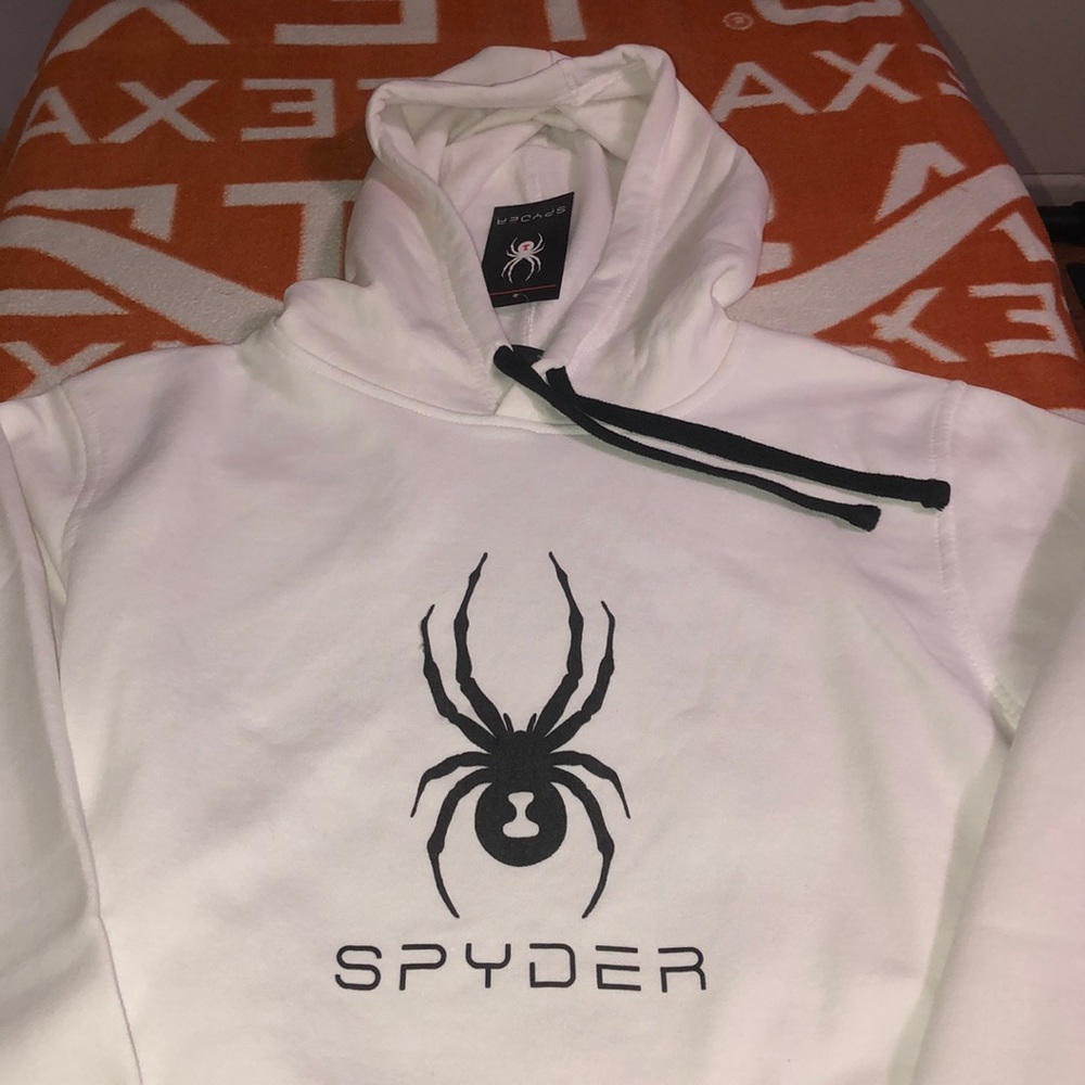 🔥🔥🔥NWT Spdyer White Hoodie XL